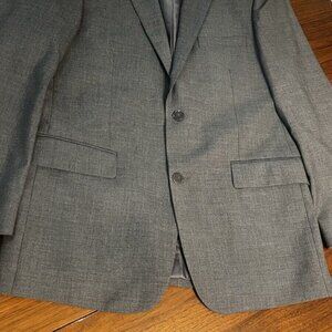 Mens P & L Gray Classic Fit Suit 40R Blazer
